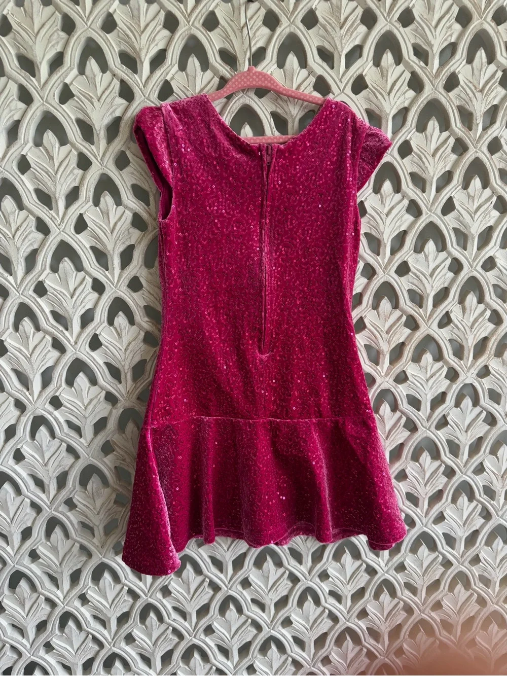 The Children's Place Sequin Velvet Dress Size 5/6